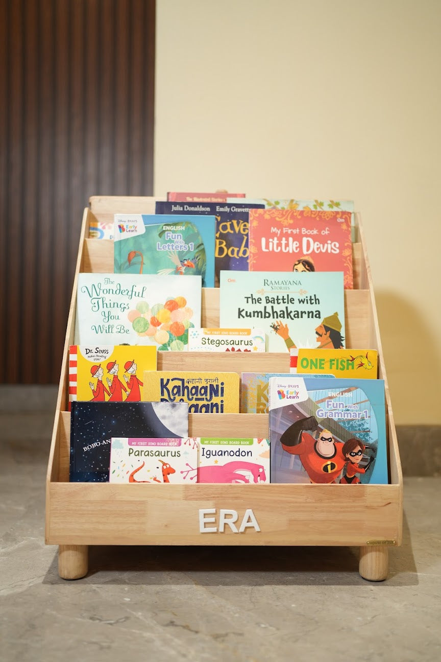 Montessori Bookshelf with Storage