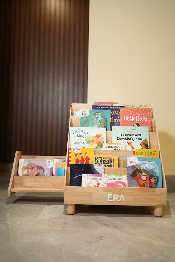 Montessori Bookshelf with Storage