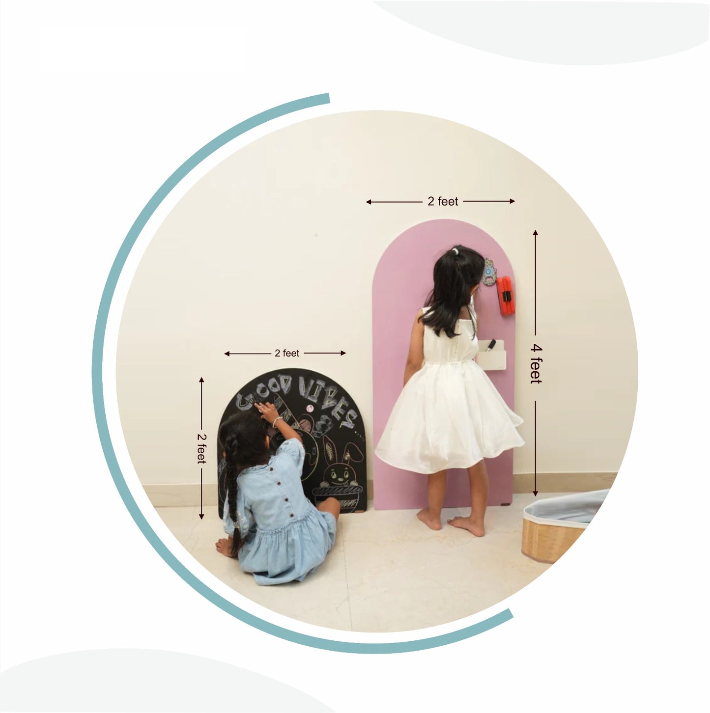 Kids magnetic drawing board 