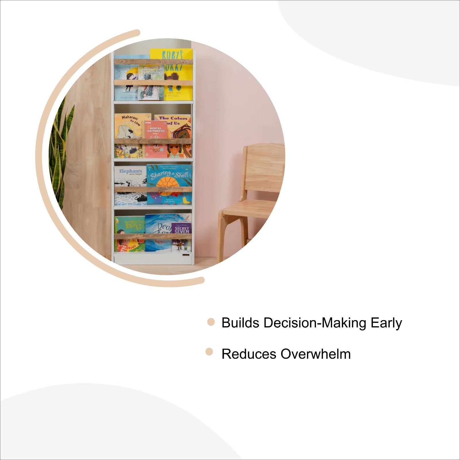 Large Front facing bookshelf