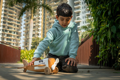 Wooden Plane Keepsake Chest