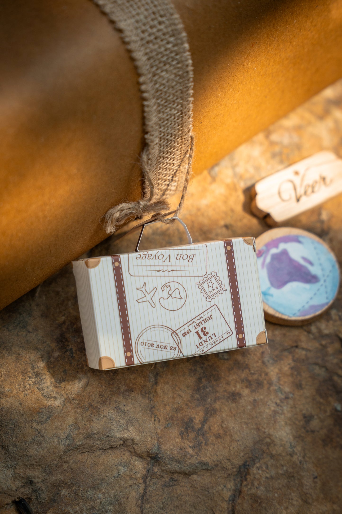 Wooden Plane Keepsake Chest