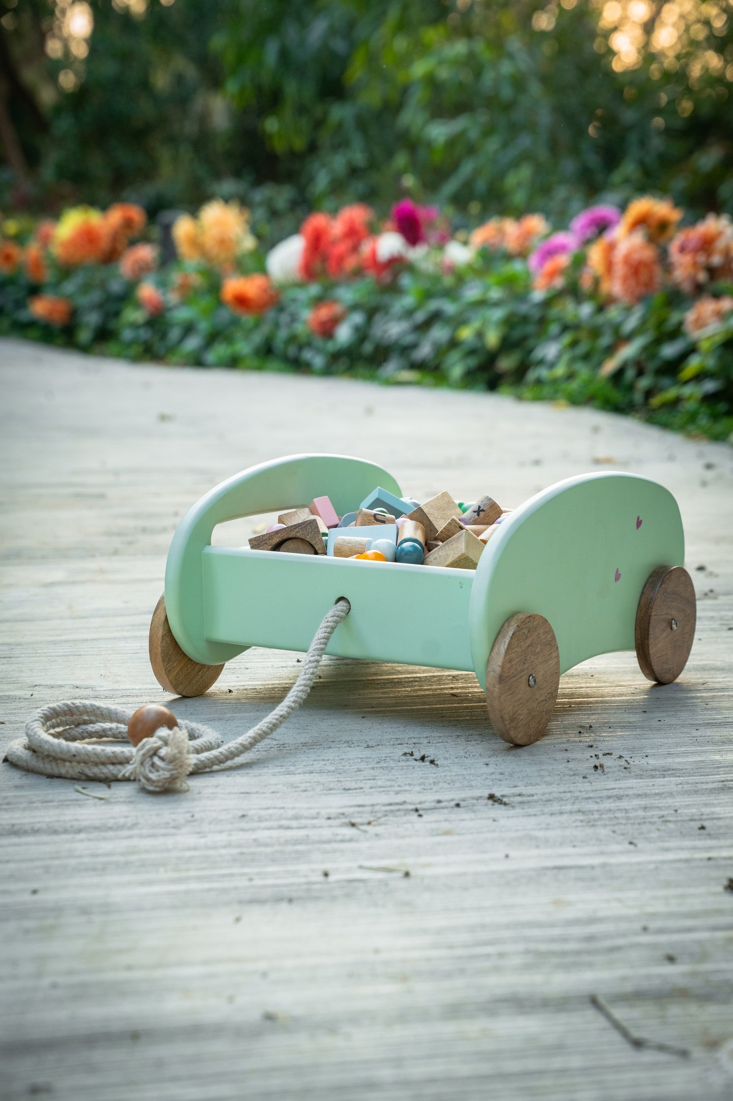 Wooden cart  for kids