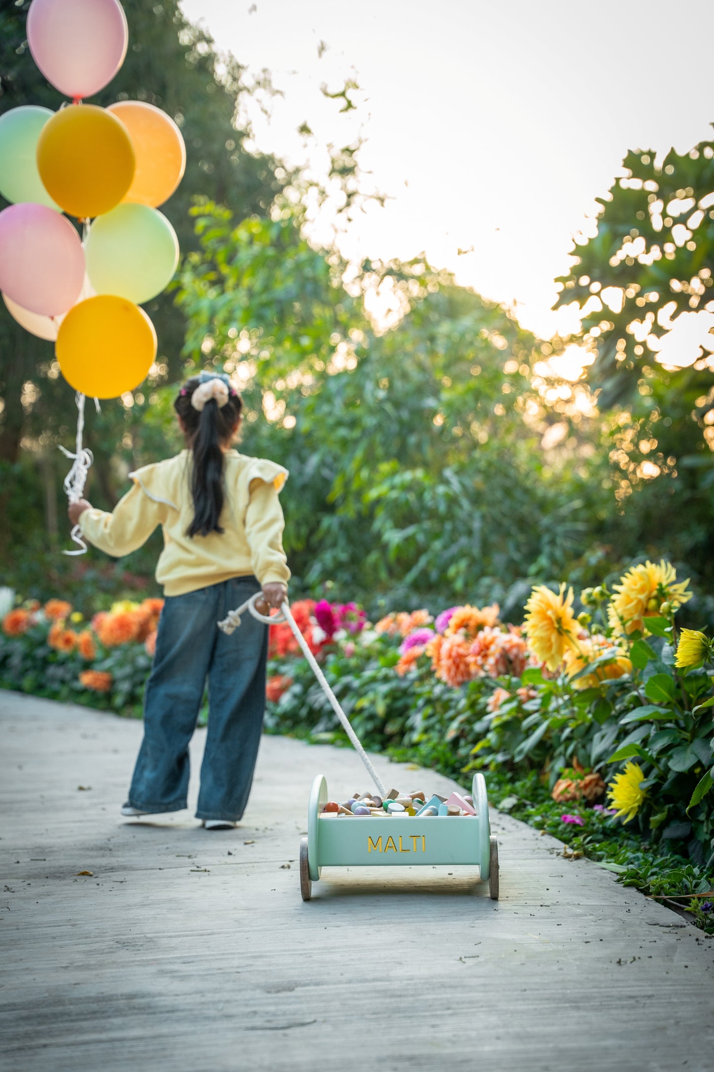 Pull-Along Wagon | Cart for kids