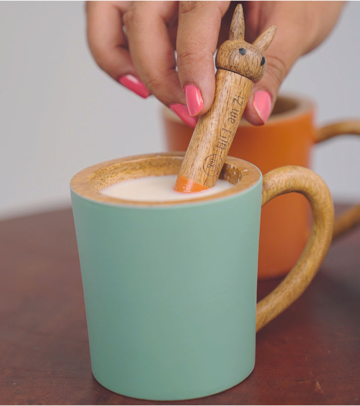 Christmas Special Mug | Wooden Drinking Cup | Heat Resistant Cup | A great substitute to Plastic or glass cups | Wooden Mug