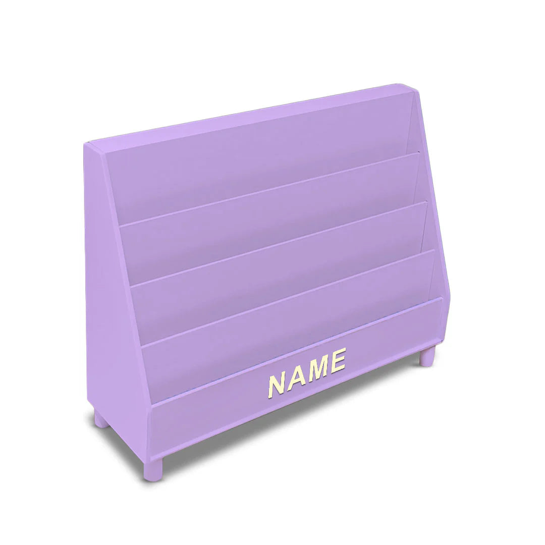 Purple Bookhelf with name 