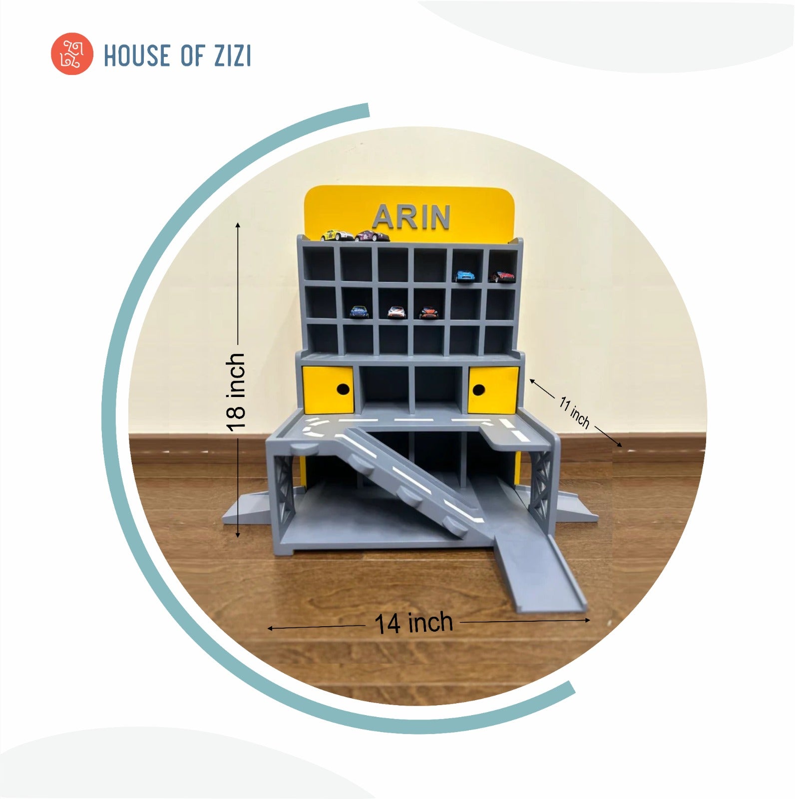 Toy Car Organizer Mixed Slot