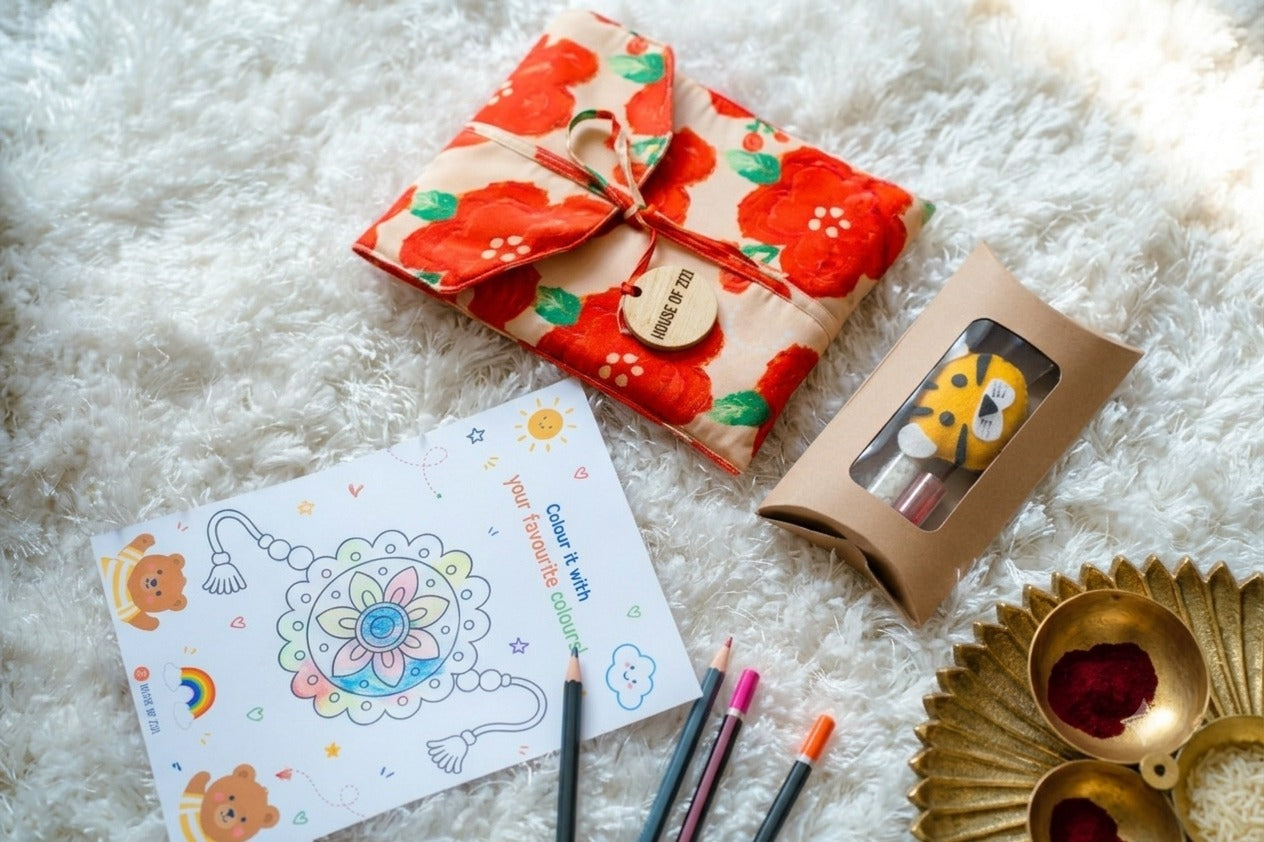 Add a Rakhi, Roli & Chawal and a Personalised Rakhi Card