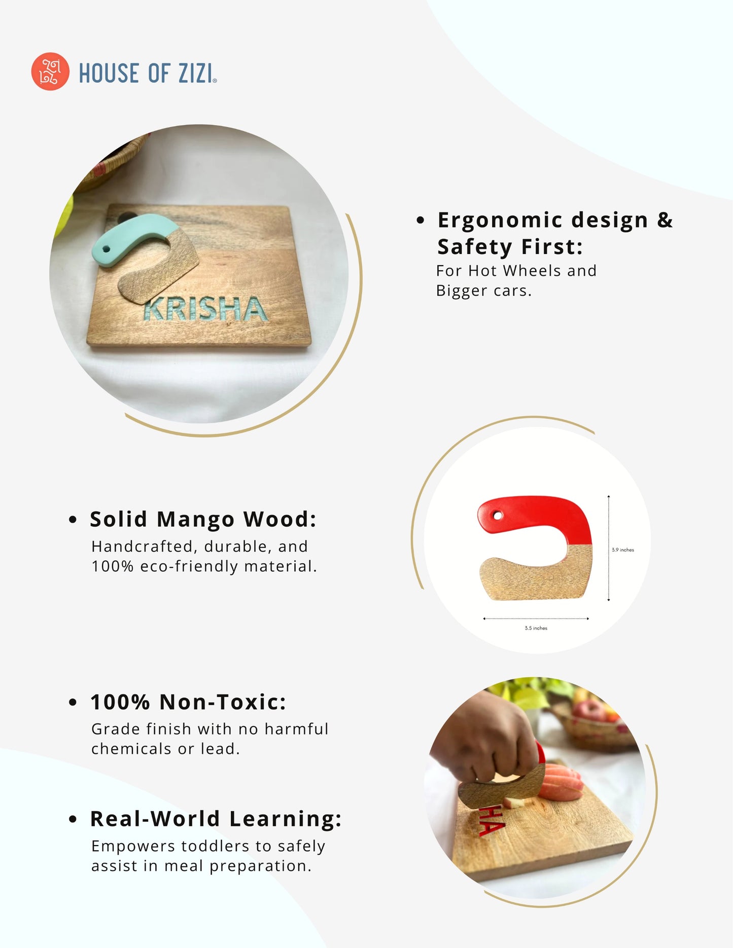 Montessori Knife & Cutting Board