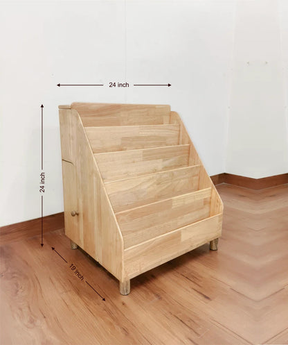 Bookshelf with storage | Wooden Bookshelf