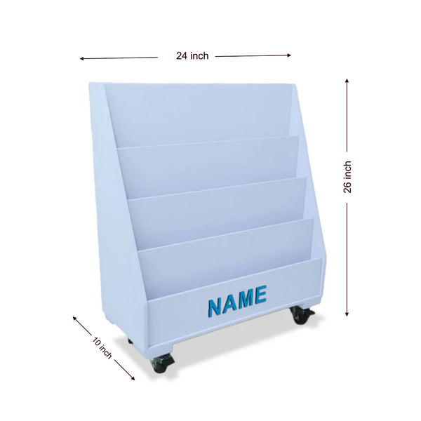 Bookshelf with Wheels