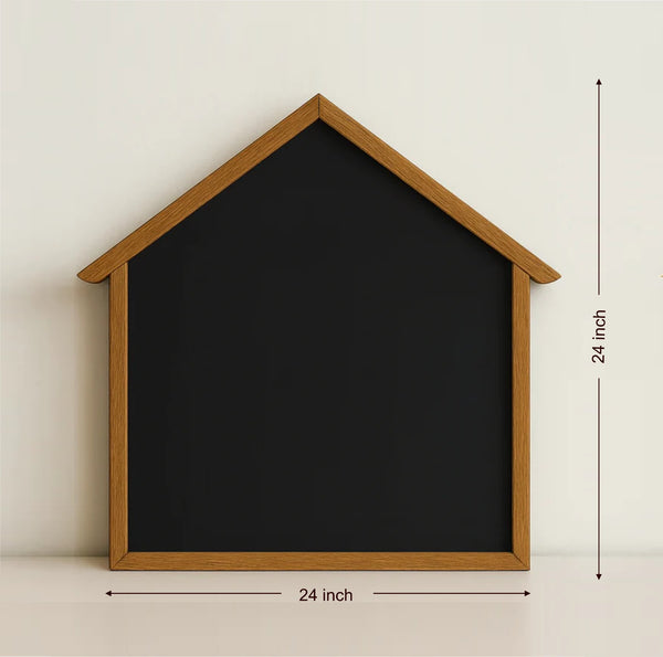 Colourful Magnetic Scribbling Board | House Shaped | Arch shaped| Wooden Border