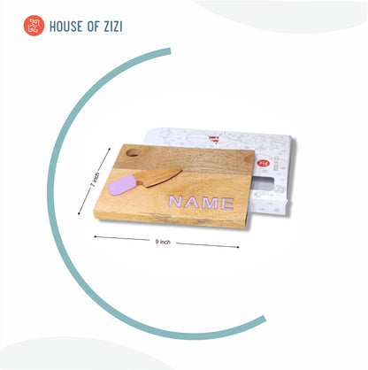 Chopping Board with Mini Knife | 1 Year - 4 Years