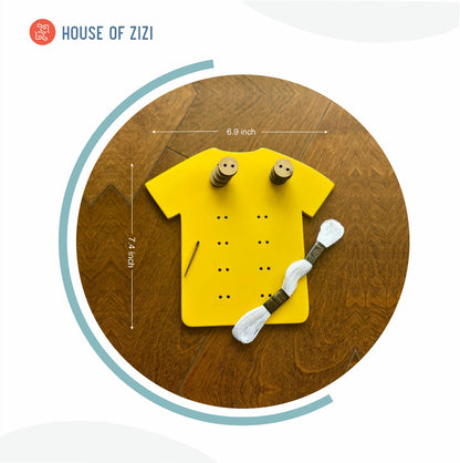 T-Shirt Button Sewing Activity