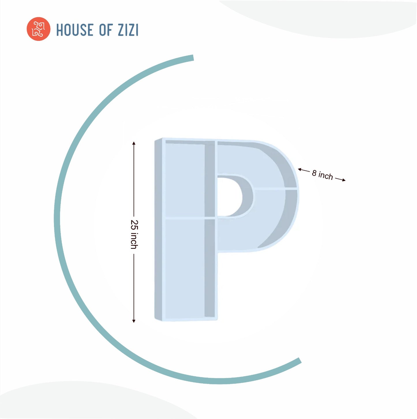 P - Alphabet Shelf