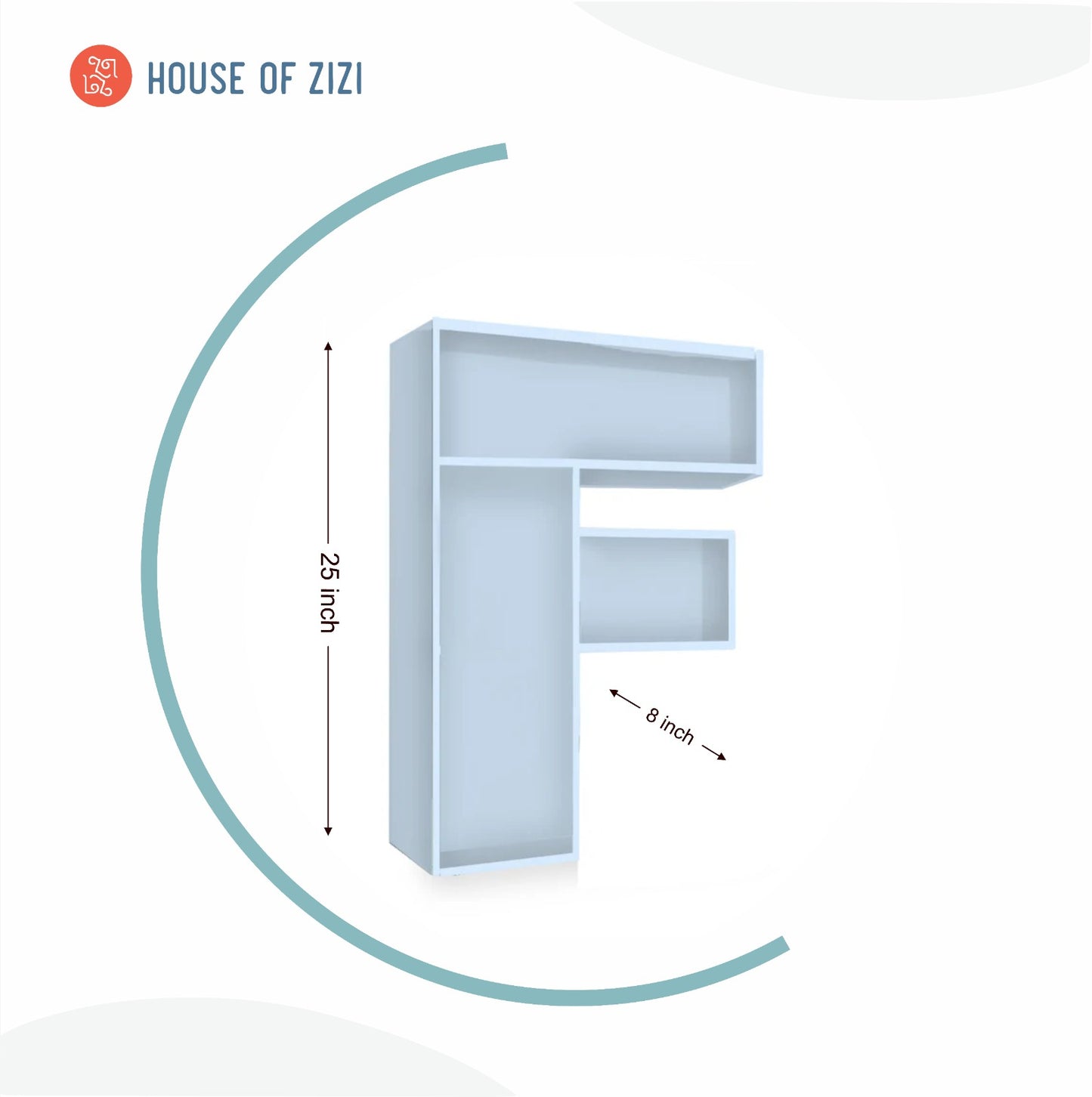 F Alphabet Shelf