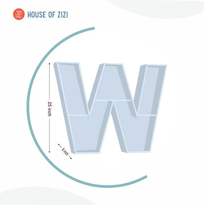 W - Alphabet Shelf