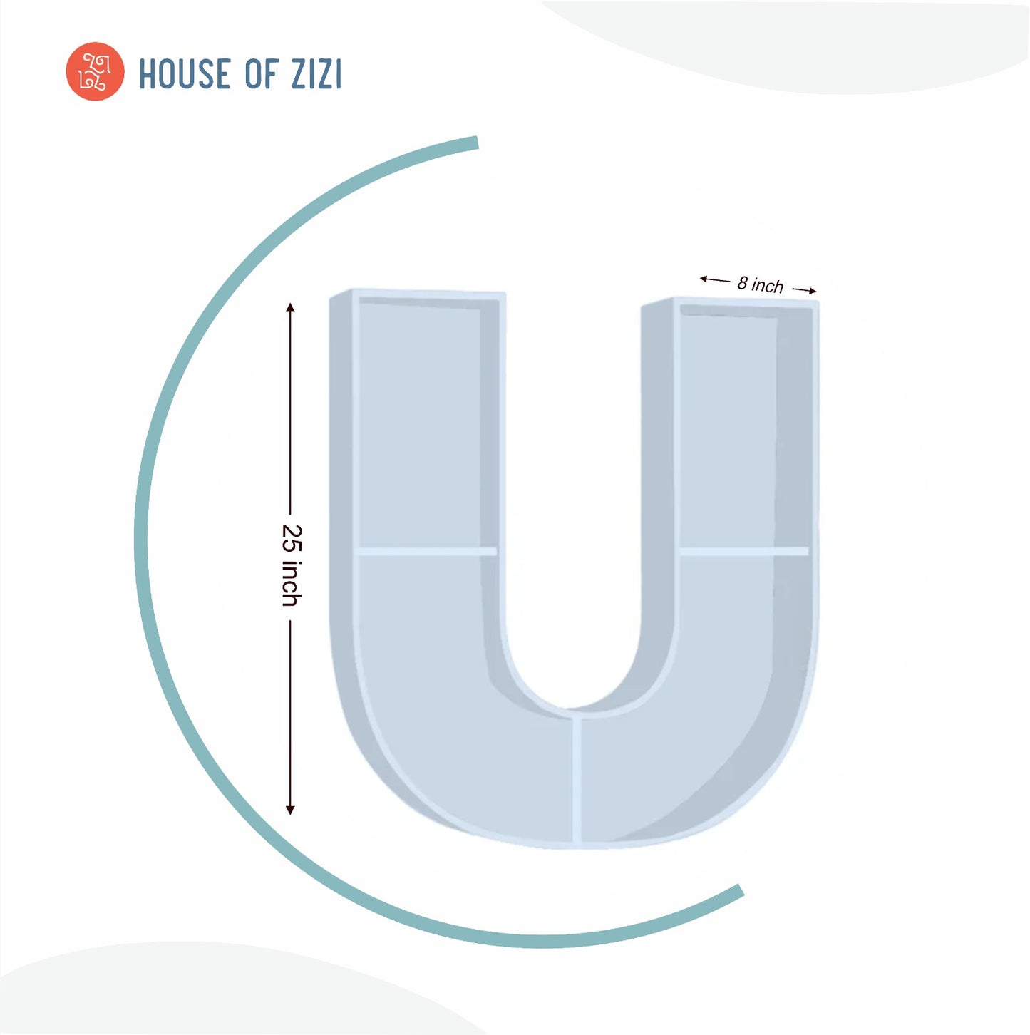 U - Alphabet Shelf