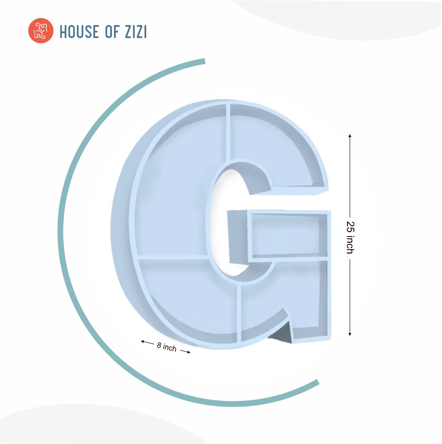 G Alphabet Shelf