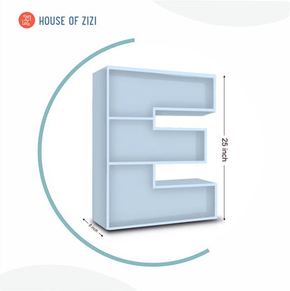 E - Alphabet Shelf | Shelf for books | Customised to child's name