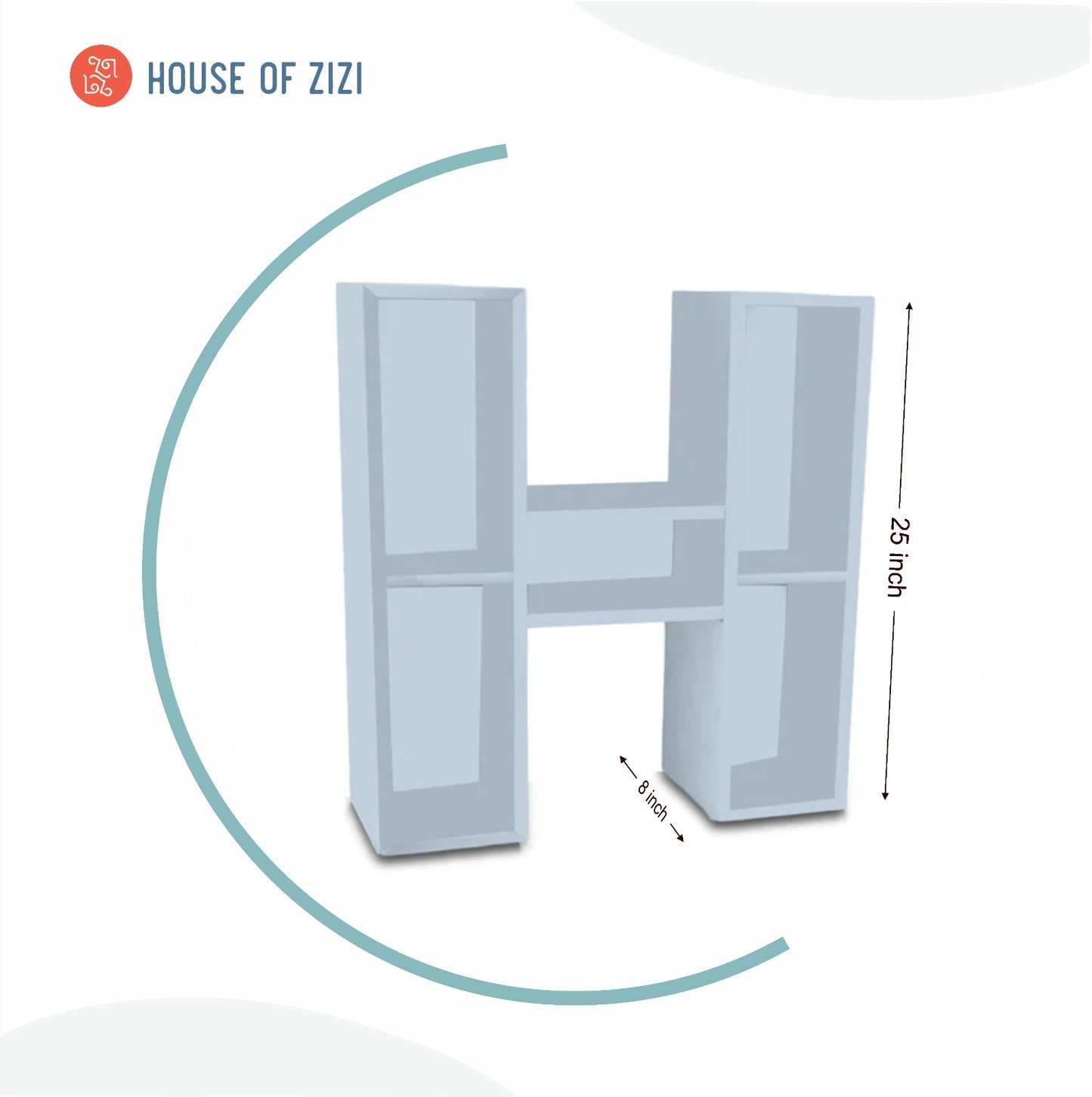 H Alphabet Shelf