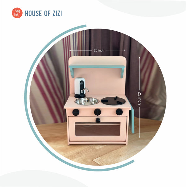 Table top Kitchen | Floor Kitchen for Kids | Pretend Play for Kids | Wooden Play Kitchen with Water Play | Kids Play Kitchen Set