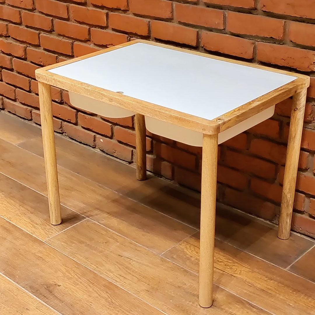 Wooden sensory table toddlers