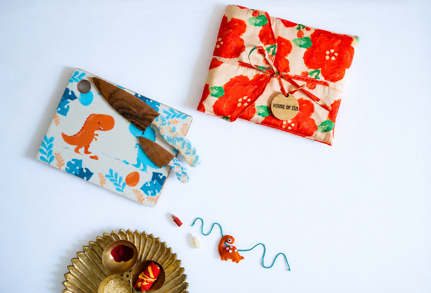 Montessori Mealtime Kit - Dinosaur Theme