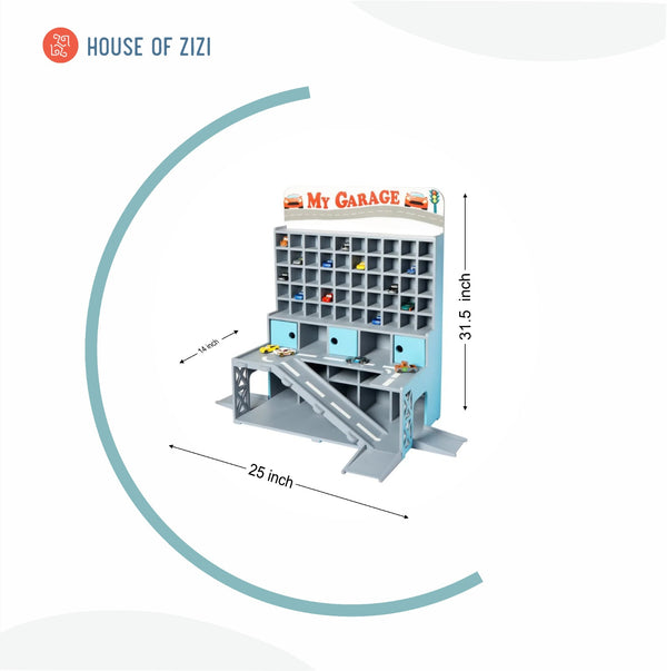 Toy Car Storage/Organiser - Mixed Slot