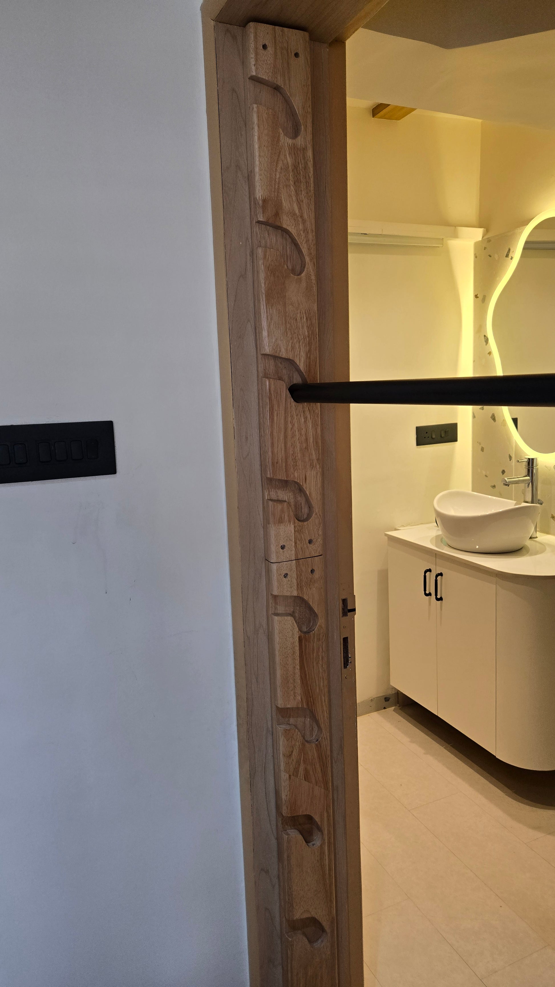 door mounted pull up bar
