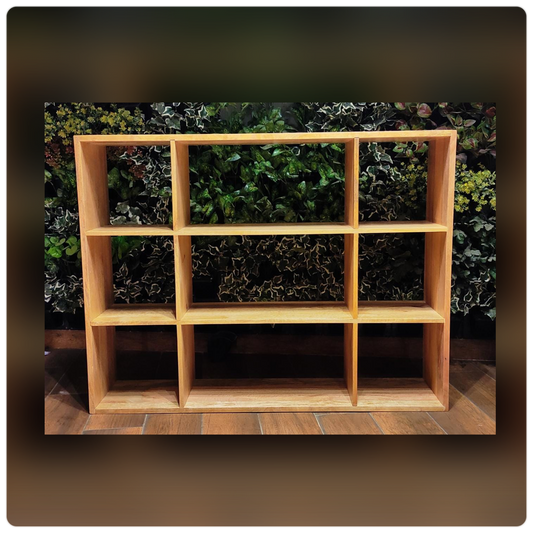 Montessori Wooden Shelf - 9 cubes