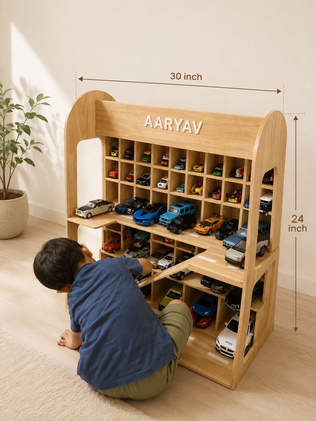  mixed slots for car storage