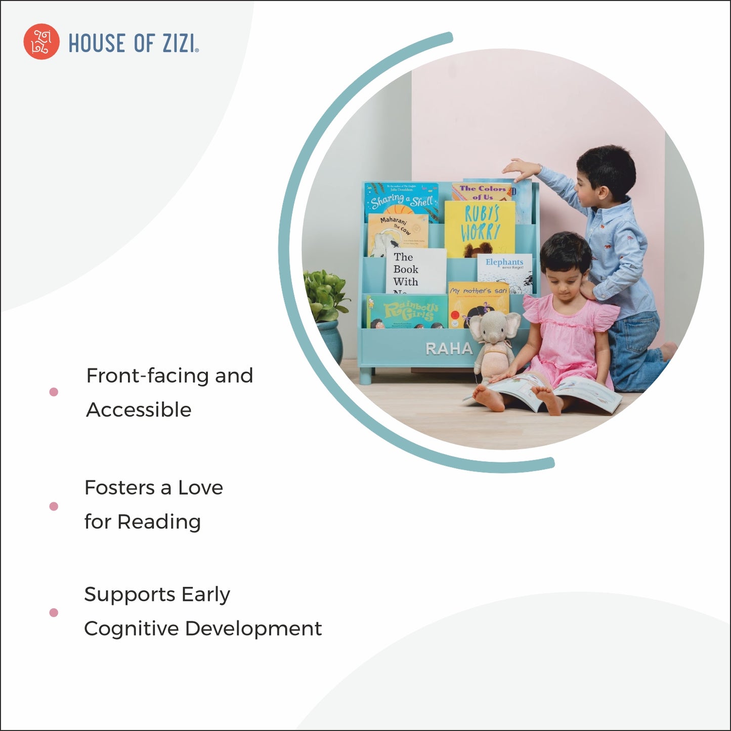 montessori Wooden Bookshelf in India