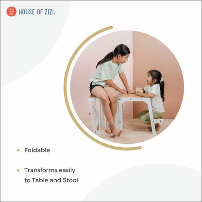 montessori learning tower foldable house of zizi