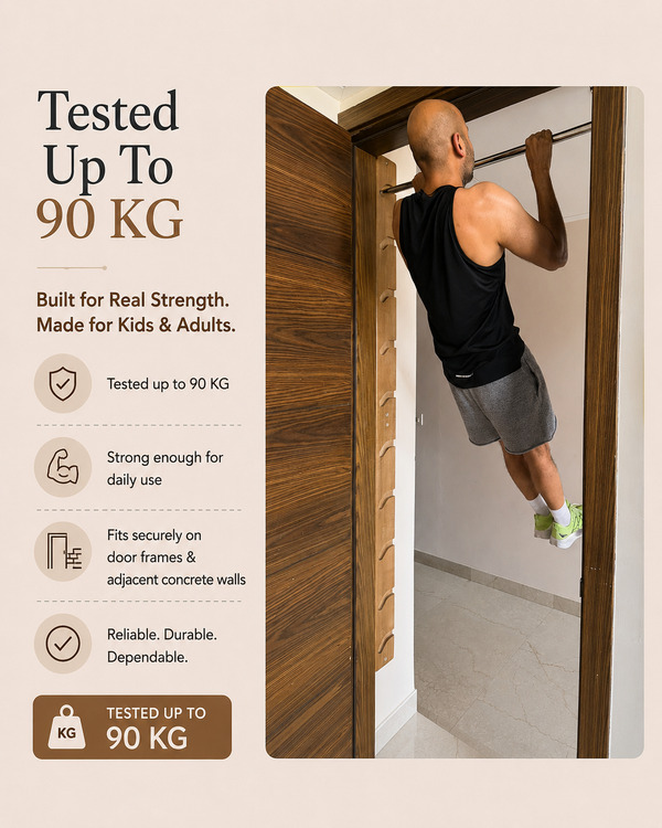 Door Hanging Pull Up Bar – Holds Up to 90 kg