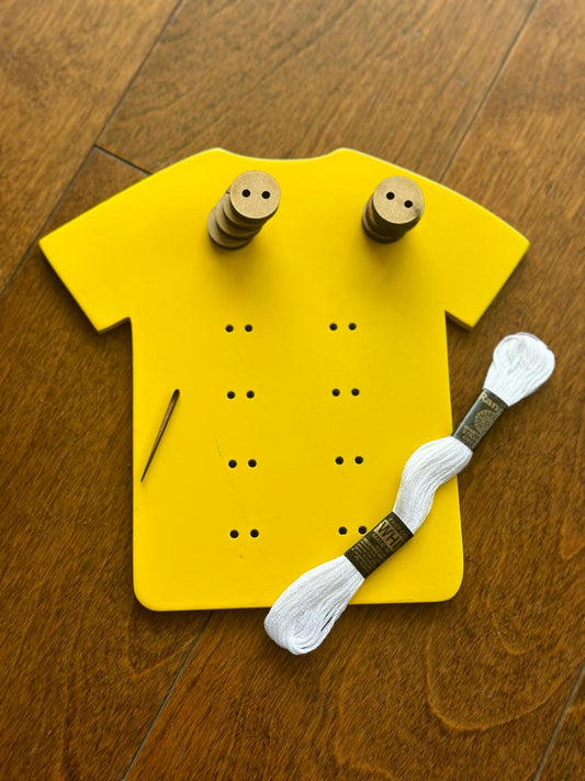 T-Shirt Button Sewing Activity