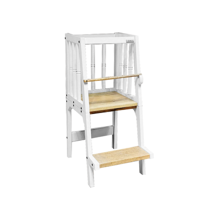 white montessori learning tower