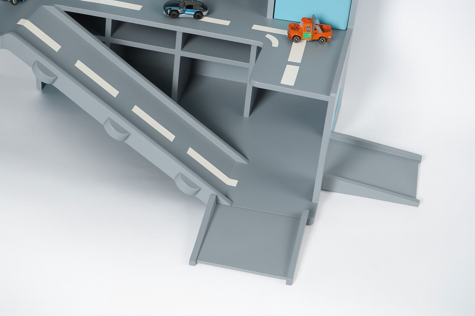 wooden toy car storage for toddler
