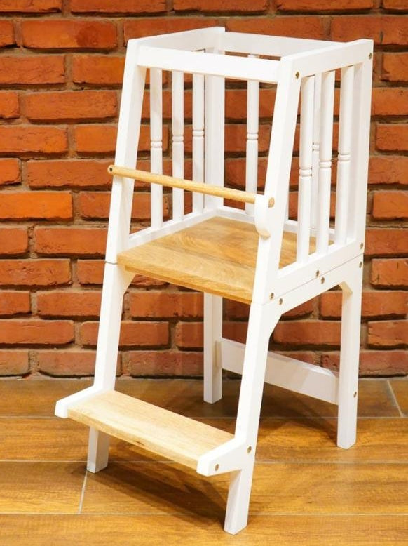 Montessori Helping Tower Foldable Safe kitchen stool for