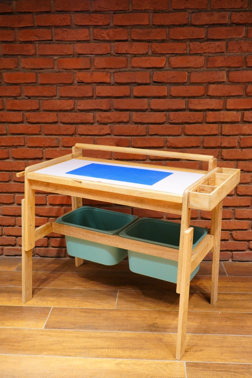 Sensory Table with Art station and Adjustable legs - House of Zizi
