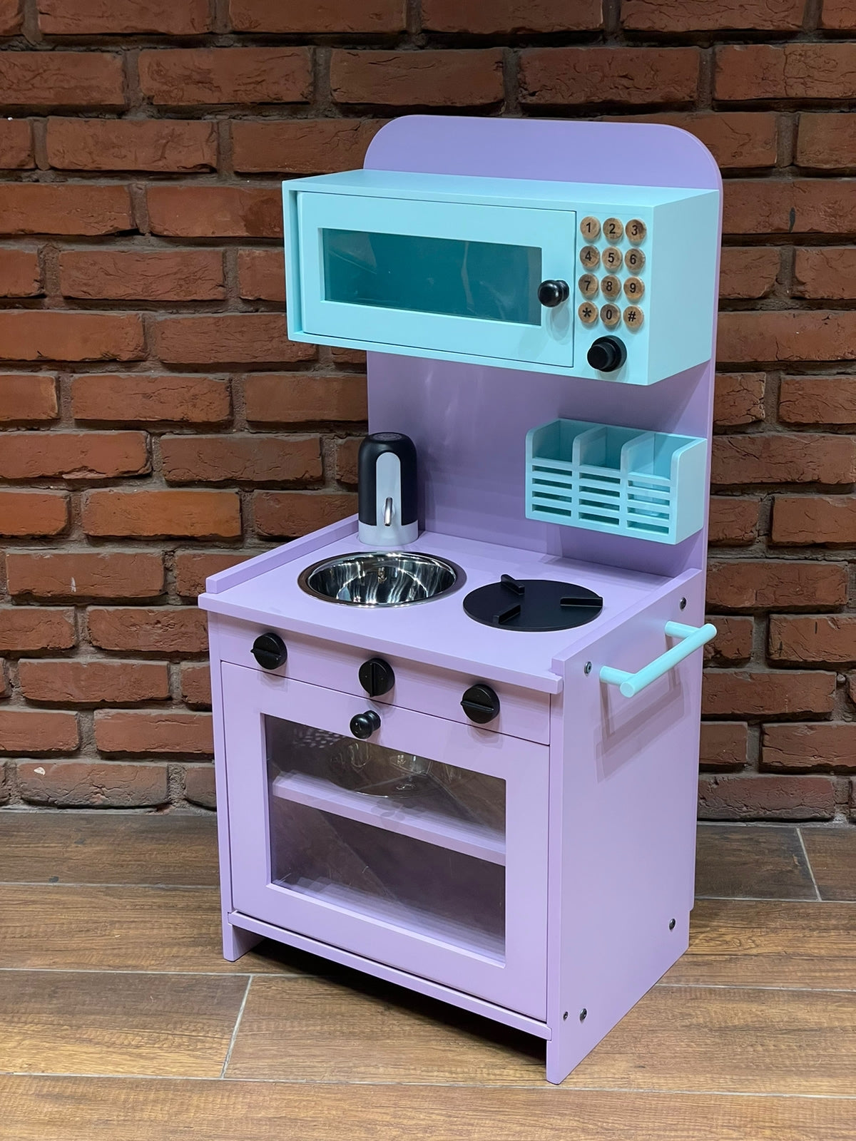 Mini Kitchen (41 inches)- Microwave - Water dispenser - House of Zizi