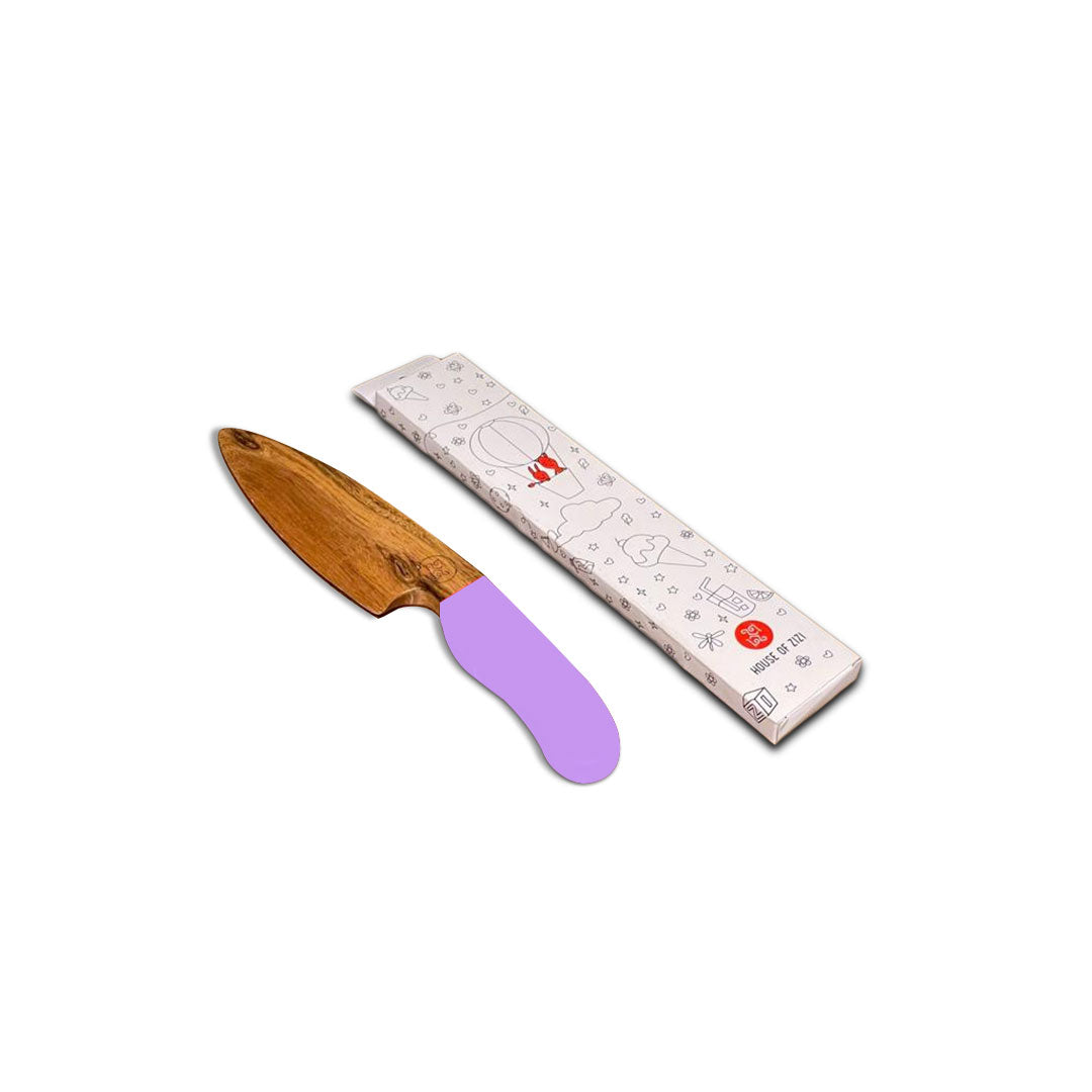 Purple Montessori cutting knife