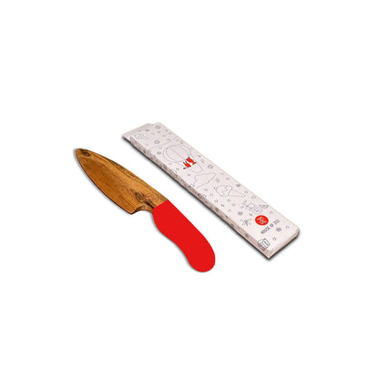 Red color montessori cutting Knife