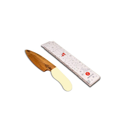 baby yellow wooden cutting knife