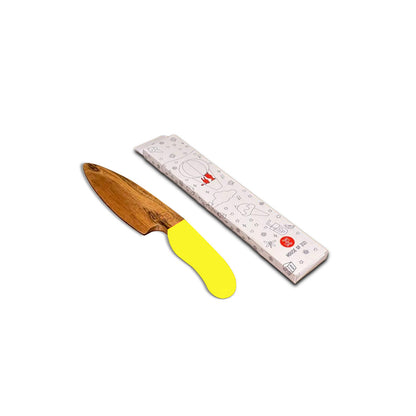 yellow Wooden cutting Knife